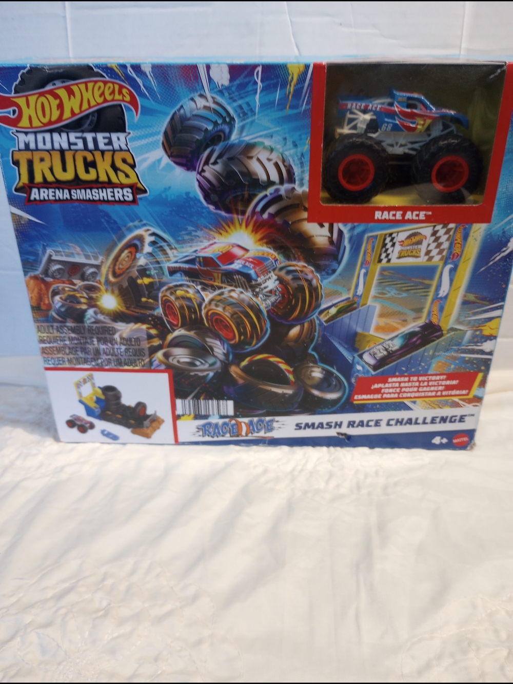 Hot Wheels Monster Trucks Arena  Smashers Race Challenge